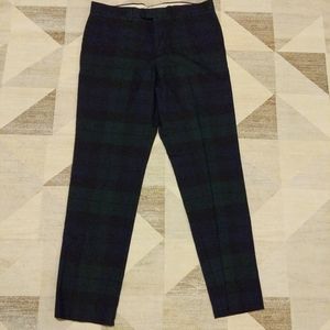 JCrew Blackwatch Bowery Slim Fit Pants Chinos